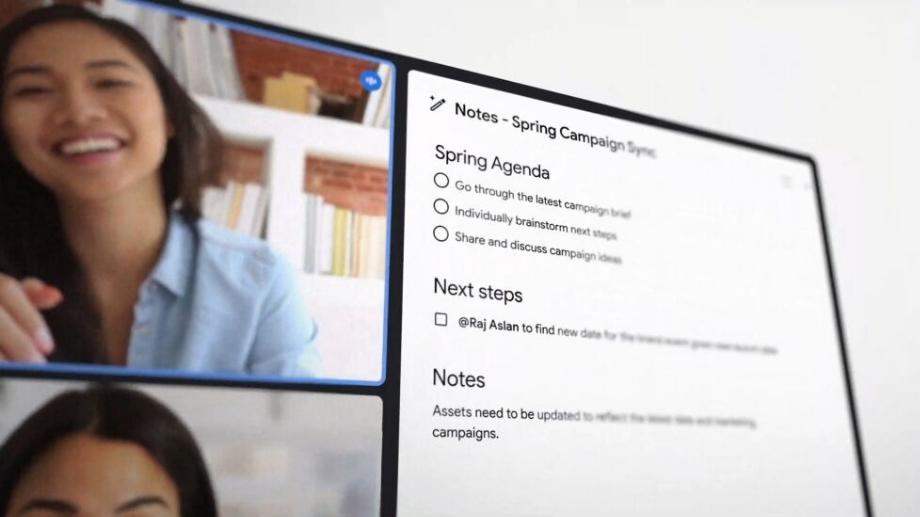 Les applications Google Workspace disposeront d'outils d'intelligence artificielle.