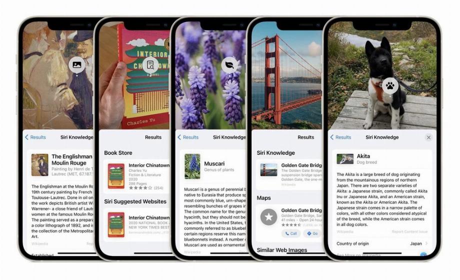 Trouvez des informations avec des images à l'aide de Siri. (Applesphère)