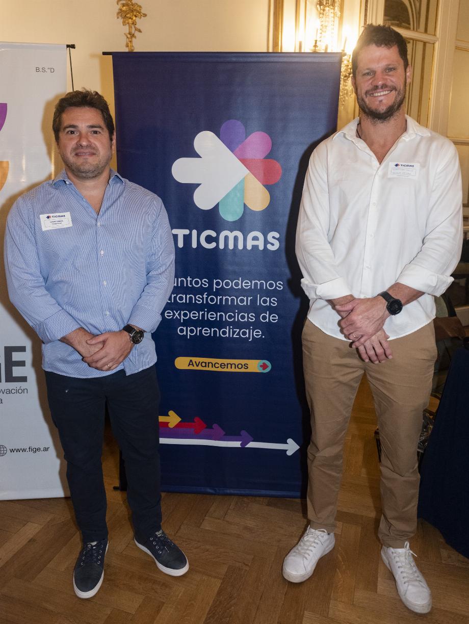 Luciano Carreón et Sebastián Galli, fondateurs du Collège Esseri