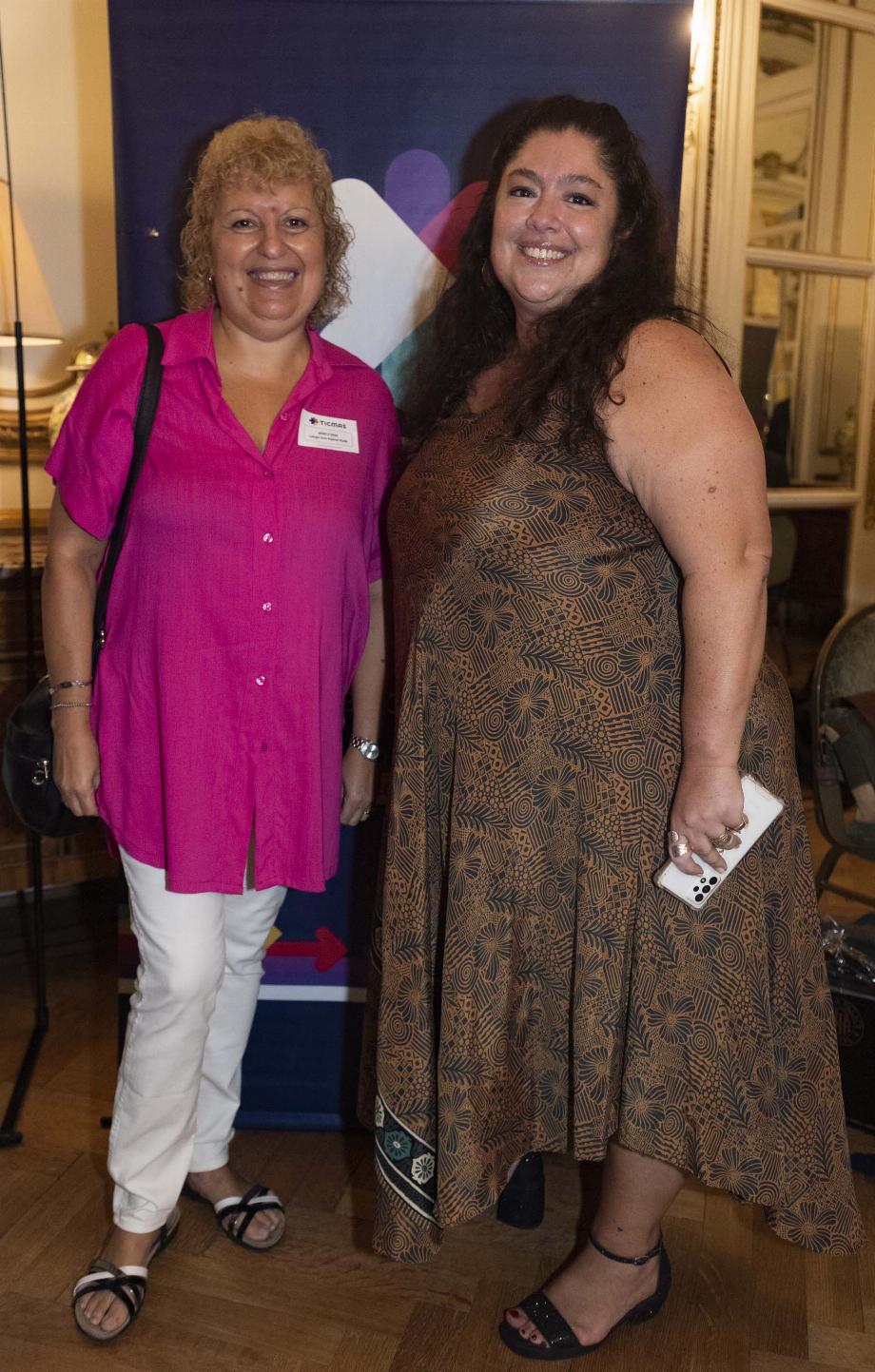 Mónica Dana (réalisatrice de J.N.Bialik) et Ximena Ibarra (de Ticmas)