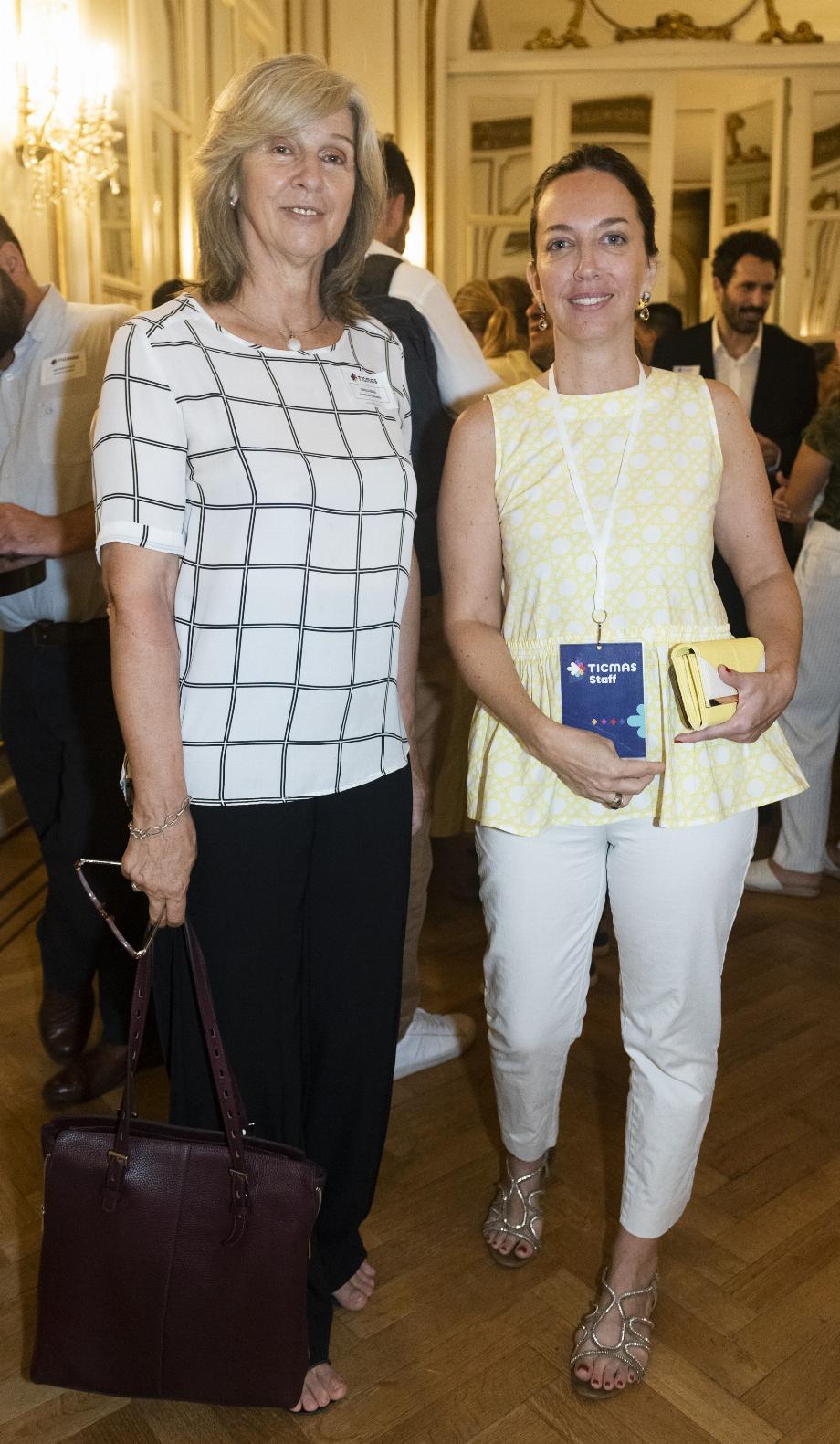 Daniela Moren (directrice de l'école modèle d'Argentine) et Sara Argañaraz (Ticmas)