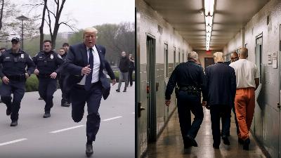 Ce sont les photos de l'arrestation de Donald Trump générées par l'intelligence artificielle qui sont devenues virales