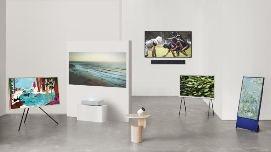 Ces téléviseurs sont conçus pour se fondre dans le style de vie des gens. (Samsung)