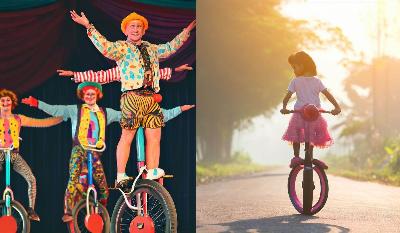 Nouveau problème avec les images créées avec l'intelligence artificielle, les monocycles sont une catastrophe