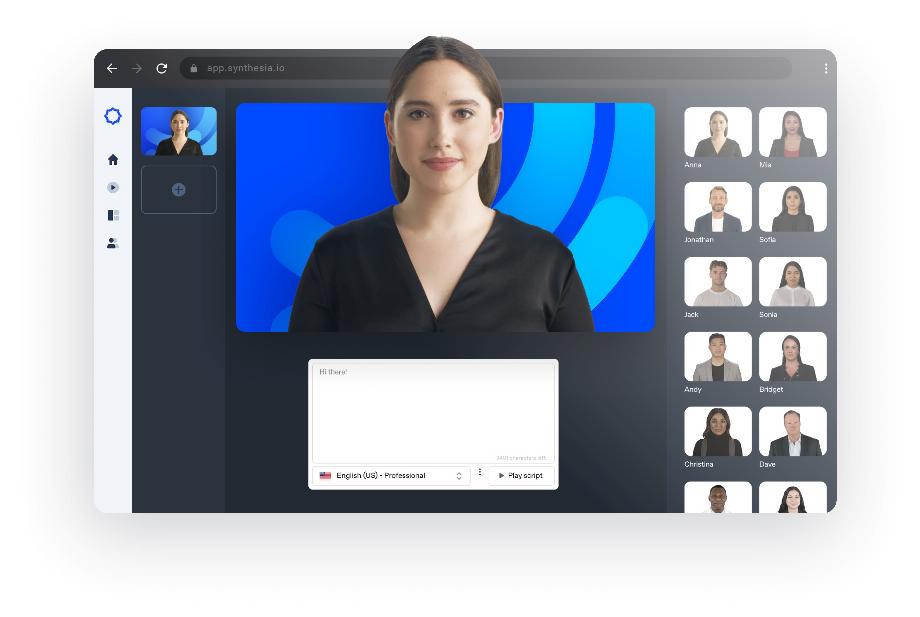Un avatar vidéo créé par l'intelligence artificielle