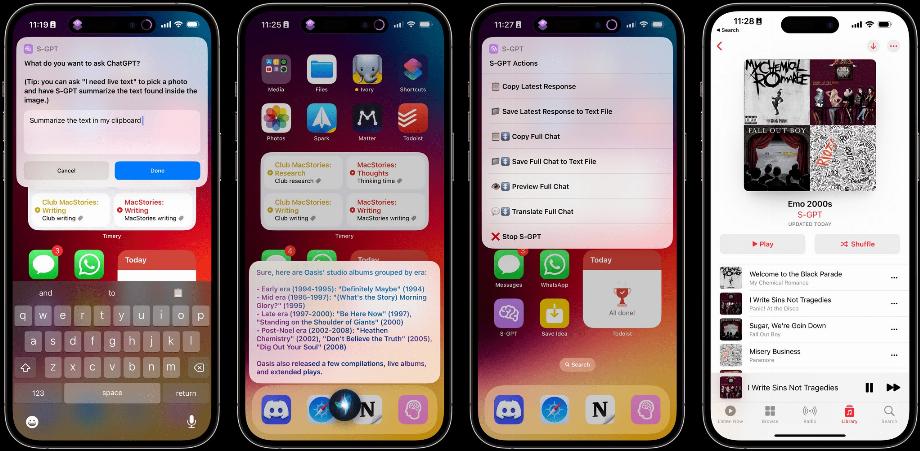 Federico Viticci a développé une version de ChatGPT qui interagit avec les informations stockées sur les appareils Apple. (Histoires Mac)
