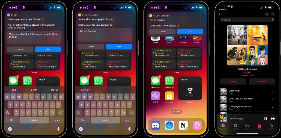 Federico Viticci a développé une version de ChatGPT qui interagit avec les informations stockées sur les appareils Apple. (Histoires Mac)
