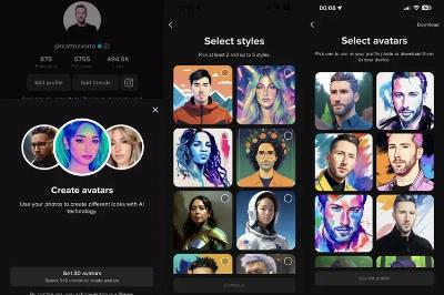 TikTok ajoute des avatars avec intelligence artificielle