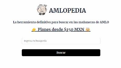 Comment fonctionne amlopedia, l'IA pour se souvenir du moment exact où AMLO a dit quelque chose