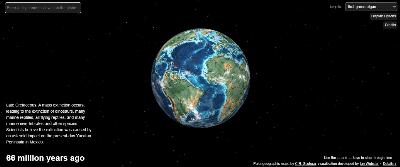 Cette carte montre à quoi ressemblait la Terre et chaque pays à l'époque des dinosaures