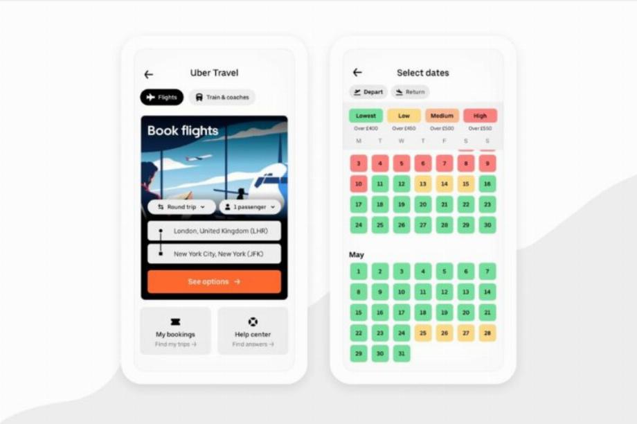 Uber vous permettra d'acheter des billets d'avion depuis le Royaume-Uni vers des destinations nationales et internationales. (Bêtakit)