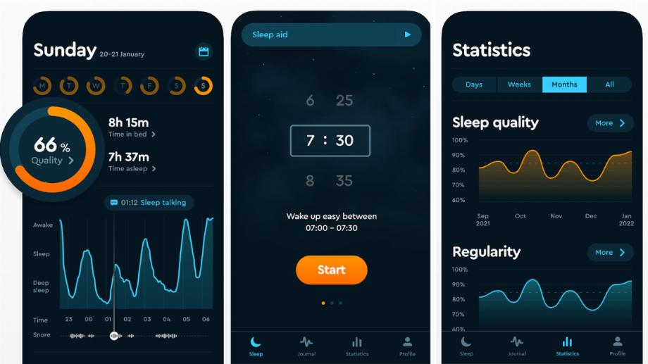 Sleep Cycle est la plateforme qui mesure les cycles de sommeil des gens.