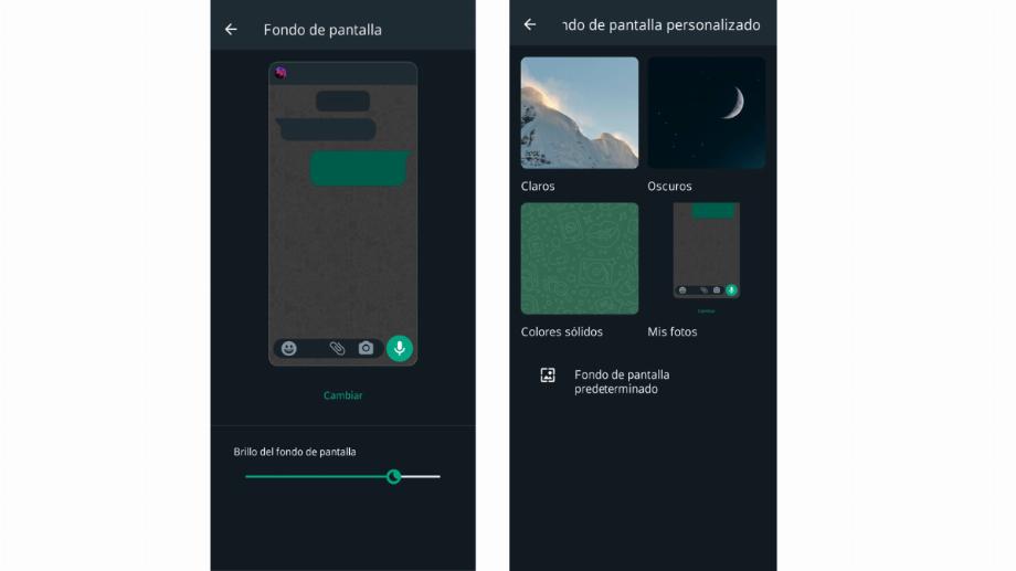 L'application vous permet de changer le fond d'écran, mais pas le design.