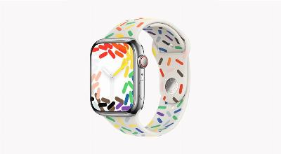 Images de la nouvelle Apple Watch en commémoration de la fierté LGBTI