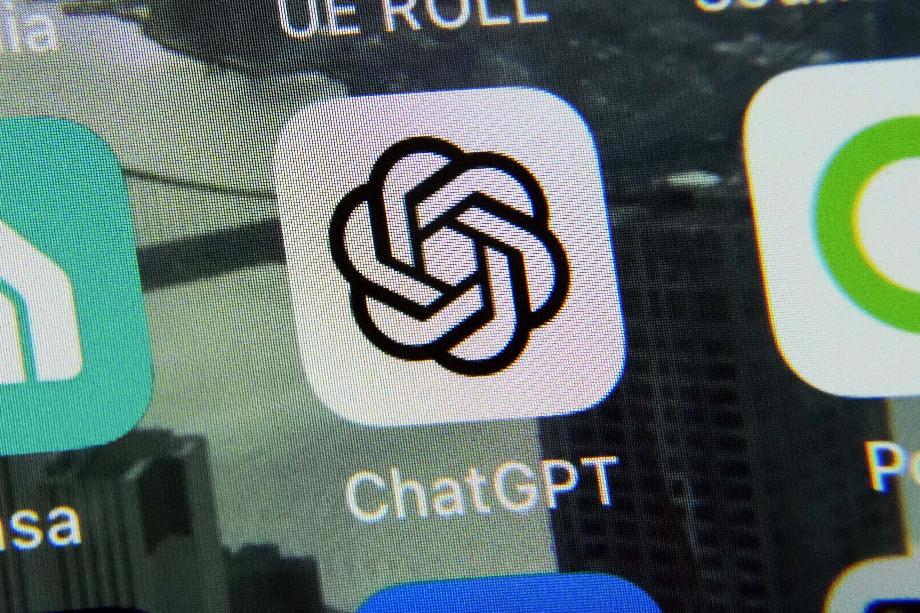 L'application ChatGPT arrive sur iPhone. (AP Photo/Richard Drew)