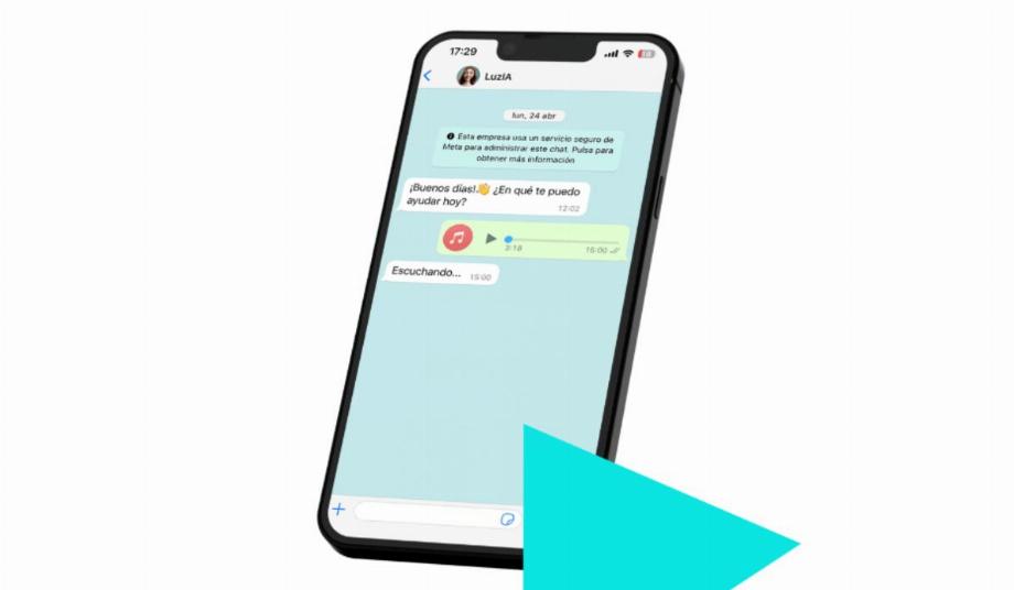 L'intelligence artificielle WhatsApp traduit l'audio (LuzIA)