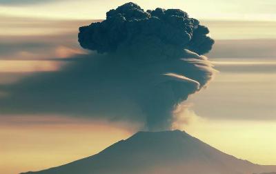 À quoi ressemblerait l'éruption du Popocatépetl depuis Edomex, selon l'intelligence artificielle