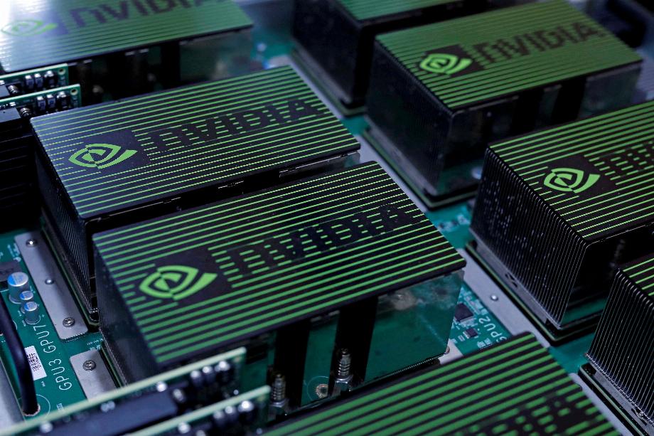 Le logo Nvidia Corporation. REUTERS/Tyrone Siu//Photo d'archive