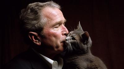 À quoi ressembleraient les dirigeants politiques en train d'embrasser des chats ? L'intelligence artificielle répond à la question