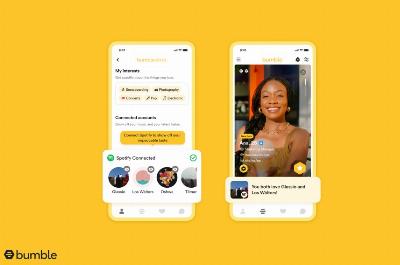 Bumble crée un nouveau match avec Spotify, les goûts musicaux définiront les rencontres