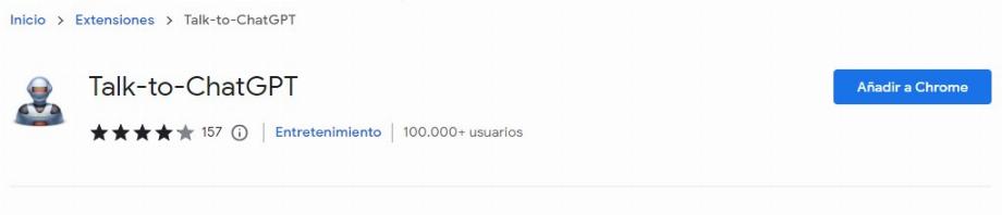 L'extension Google Chrome 