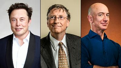 Quelles sont les entreprises technologiques de Musk, Gates et Bezos, les hommes les plus riches du monde