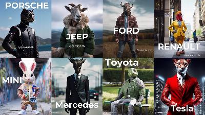 Quel animal conduisez-vous ? : l'intelligence artificielle a donné aux marques automobiles une identité sauvage