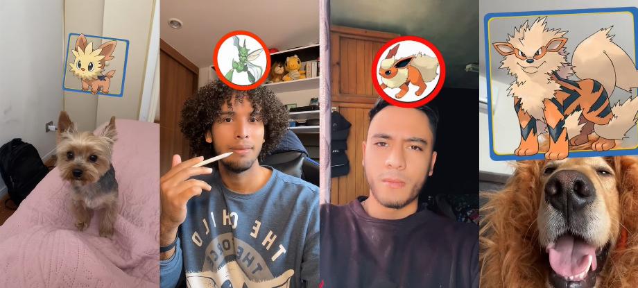 Les filtres TikTok révèlent quel Pokémon vous êtes. (Infobae)