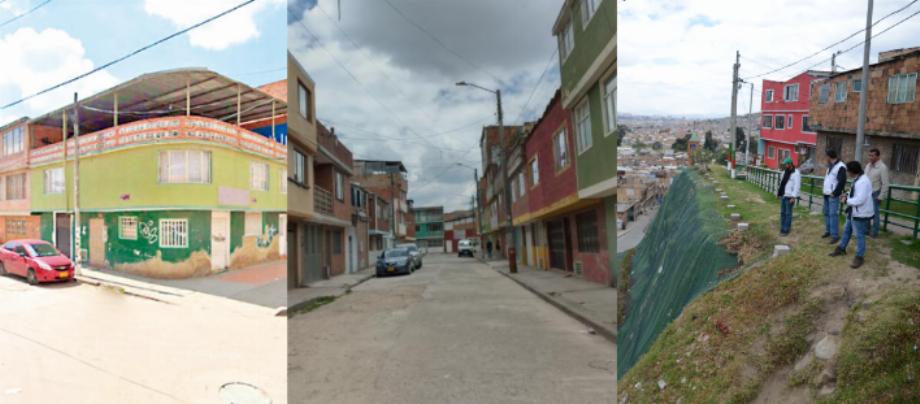 Photographies de référence des quartiers : Diana Turbay, La Fragua et León XIII