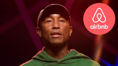 Pharrell Williams loue sa chambre sur Airbnb avec une exposition d'art : combien ça vaut