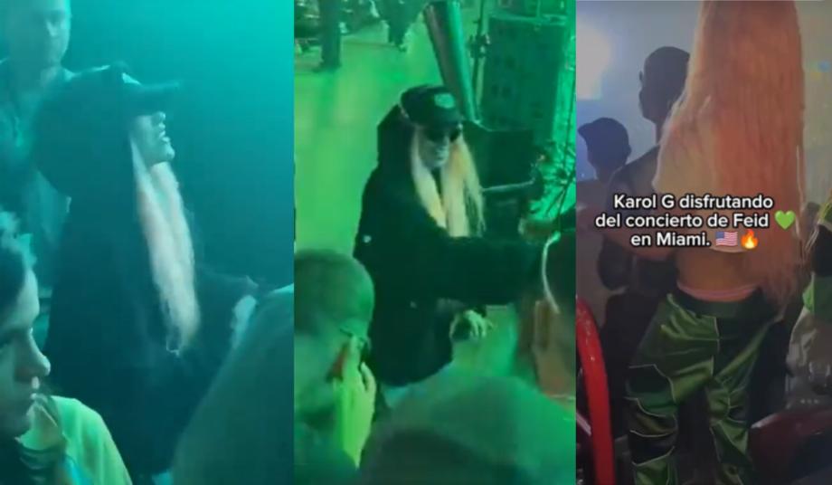Les vidéos virales du Colombien aux concerts de Feid.
