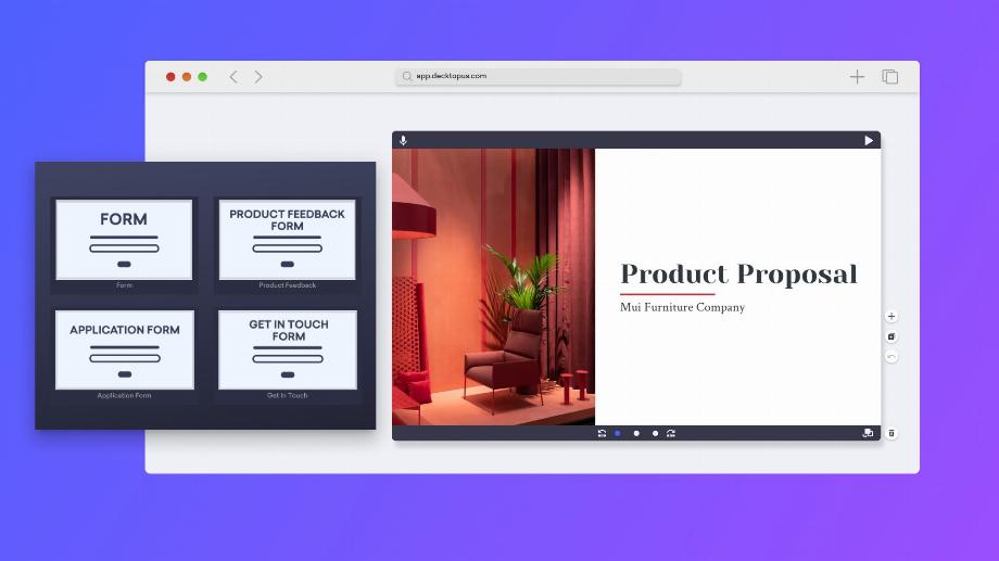 Decktopus vous permet de créer des présentations en utilisant l'intelligence artificielle. (Decktopus)