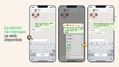 Étape par étape pour modifier les messages dans WhatsApp