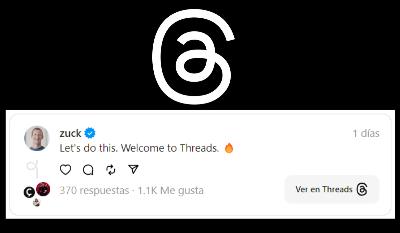 Mark Zuckerberg publie son premier message sur Threads, le Twitter de Meta