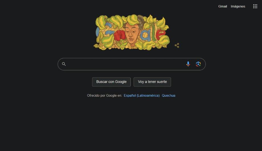 Google publie un Doodle en hommage à la peintre, dessinatrice et écrivaine colombienne Emma Reyes. (Google) Google publie un Doodle en hommage à la peintre, dessinatrice et écrivaine colombienne Emma Reyes. (Google)