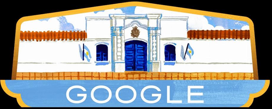 Google commémore l'indépendance de l'Argentine avec Doodle. (Google)