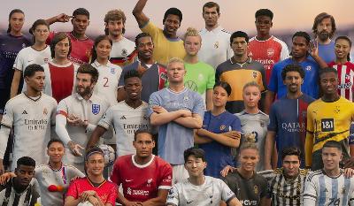 Pelé, Riquelme, Leicy Santos, Ronaldinho et d'autres personnalités d'EA Sports FC 24, le jeu qui a remplacé Fifa