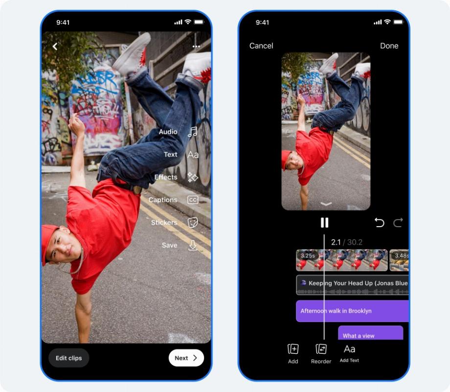 Facebook met à jour son onglet Vidéo et améliore les outils d'édition de contenu. (But)