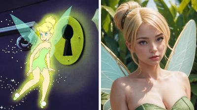 À quoi ressemblerait Tinkerbell si elle était humaine, selon l'intelligence artificielle