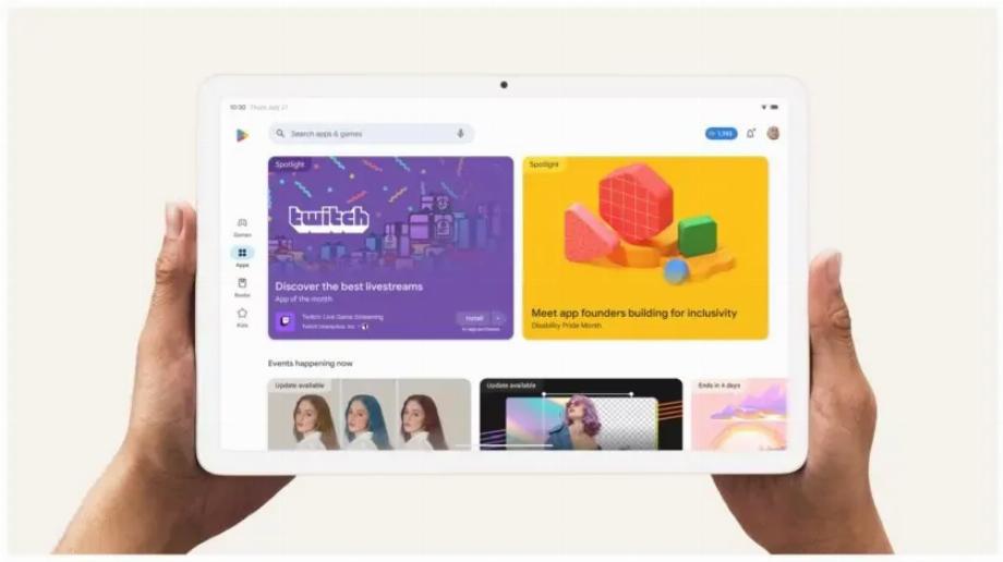 L'App Store s'adapte à la taille des plus gros appareils. (Google)