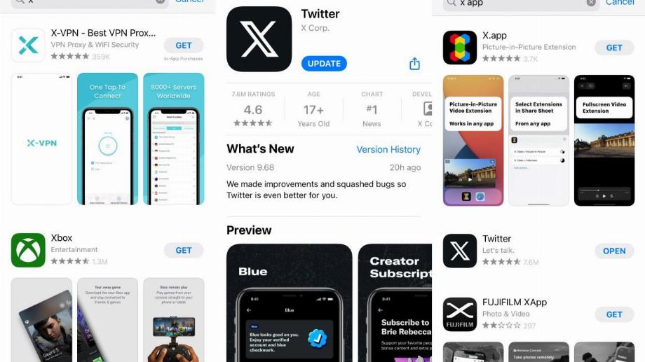 Plus d'une application dans l'App Store a 