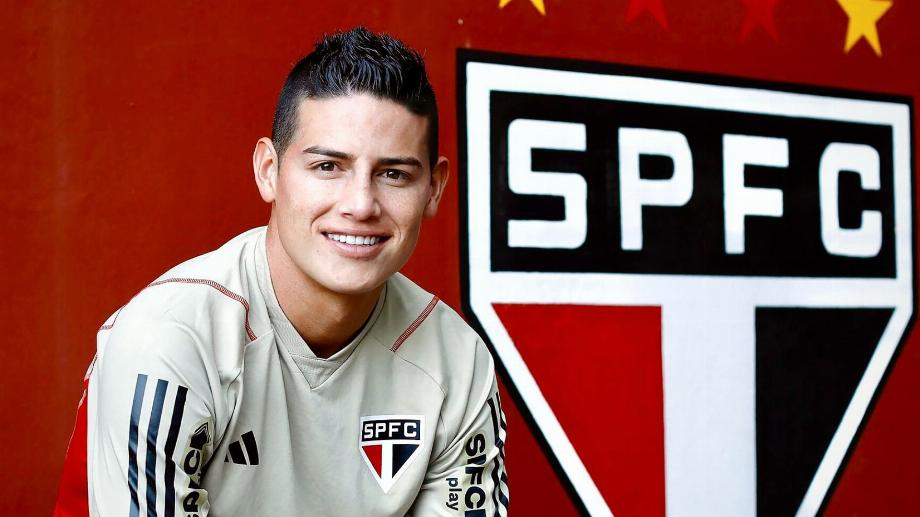 Une intelligence artificielle a prédit ce que sera le passage de James Rodríguez à Sao Paulo. Photo: São Paulo (Twitter)