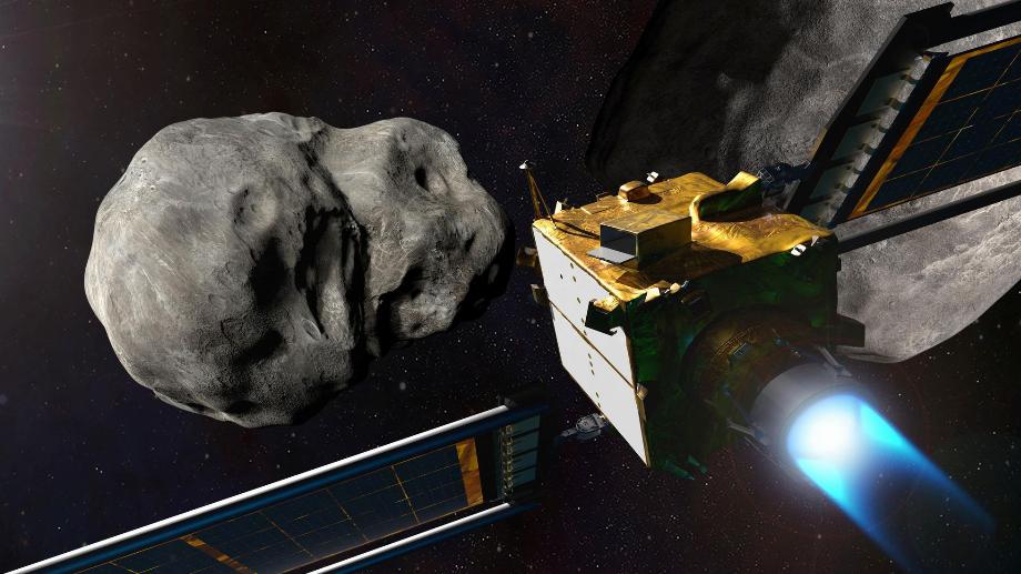 Mission DART, déviation réussie d'un astéroïde de 160 mètres de diamètre (NASA)