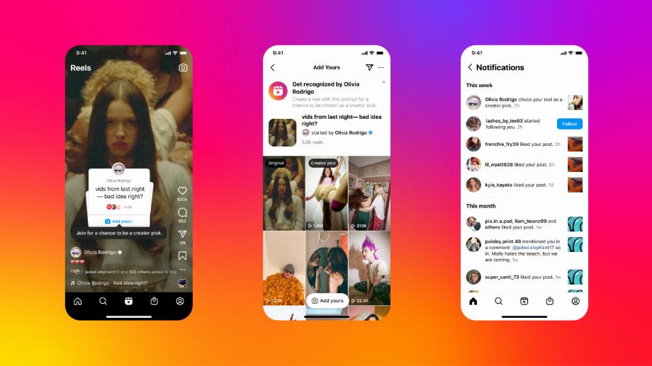 Instagram introduit de nouvelles fonctionnalités pour créer avec de la musique et collaborer avec des amis (Meta)