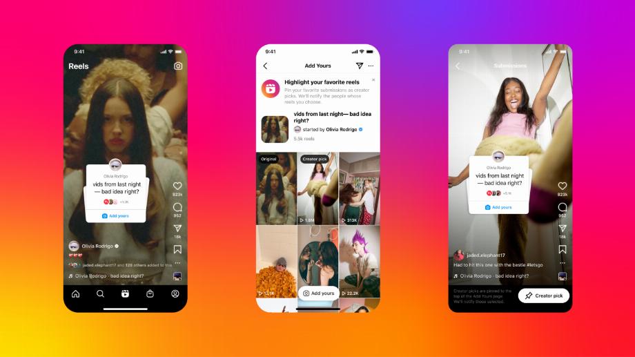 Rejoignez vos créateurs et artistes préférés sur Reels (Meta)