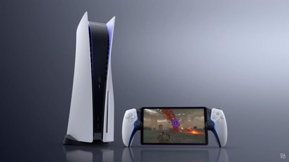 Le PlayStation Project Q se connecte à une PS5 et vous permet de diffuser des jeux sur un écran avec des commandes intégrées. (Capturer)