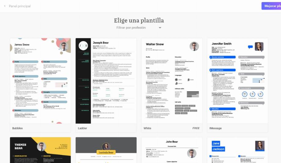 Concevez votre CV avec l'IA et des modèles professionnels