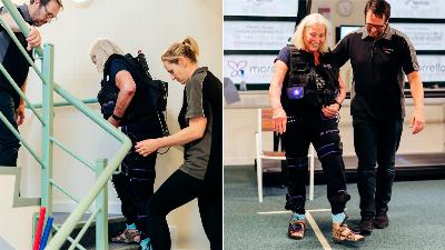 Comment fonctionnent les pantalons dotés d'intelligence artificielle qui aideraient à retrouver la mobilité après un accident vasculaire cérébral