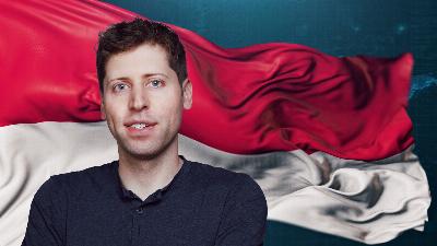 Sam Altman, directeur d'OpenAI, la première personne à avoir un visa doré indonésien