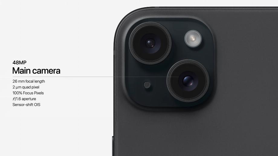 Apple présente les fonctionnalités de l'appareil photo de l'iPhone 15. (Apple)